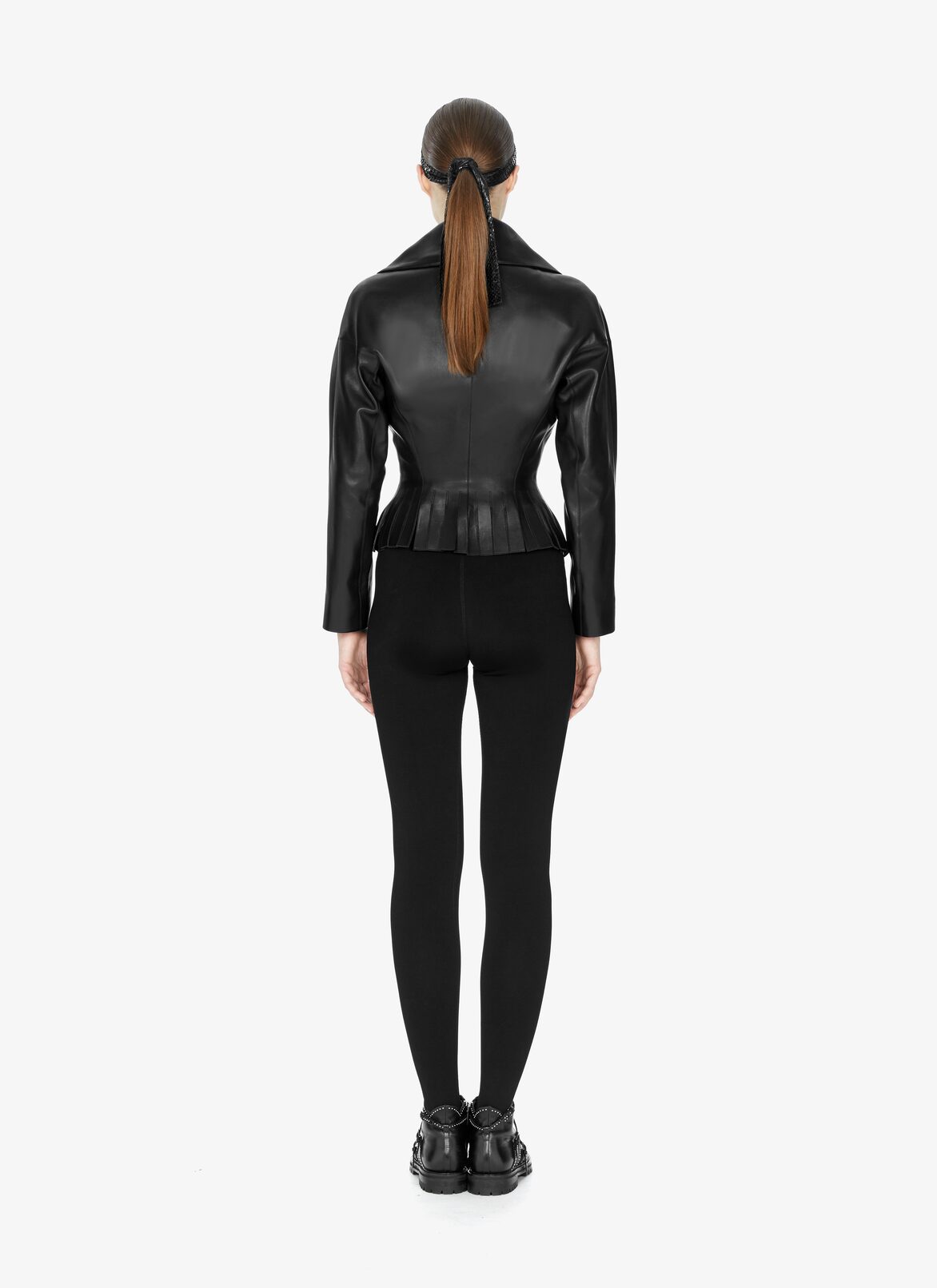 Alaïa Edition 1986 Fringed Leather Bomber Jacket ALAÏA BLACK ALAÏA EDITION 1986 FRINGED LEATHER BOMBER JACKET